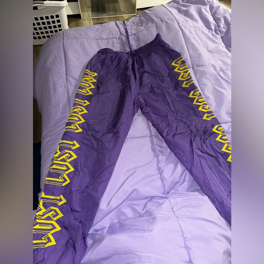 Purple Track Pants